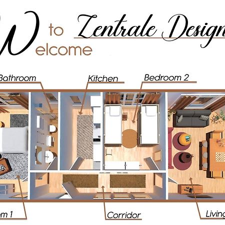 Zentrale Designoase Apartment Hamburg Bagian luar foto